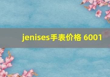 jenises手表价格 6001